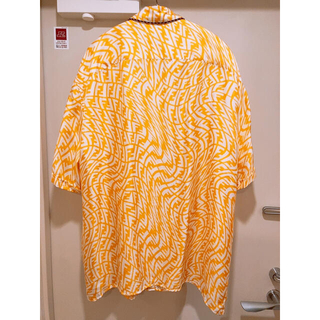 【全国完売】BTS グク着 FENDI シルクシャツ 黄色 42