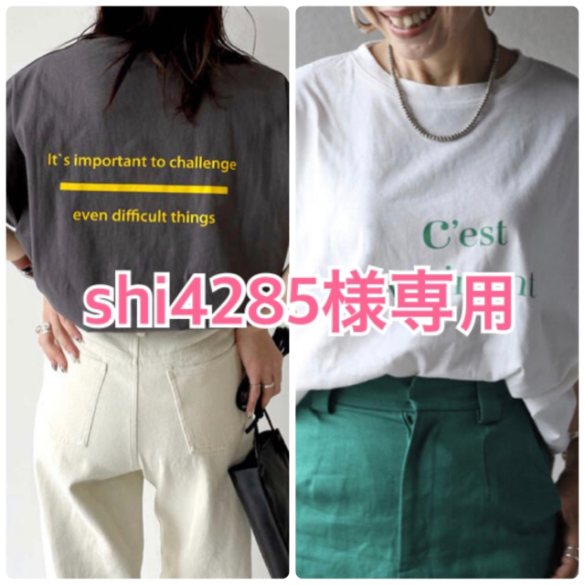 shi4285様専用ページ(2点まとめ買い) レディースのトップス(Tシャツ(半袖/袖なし))の商品写真