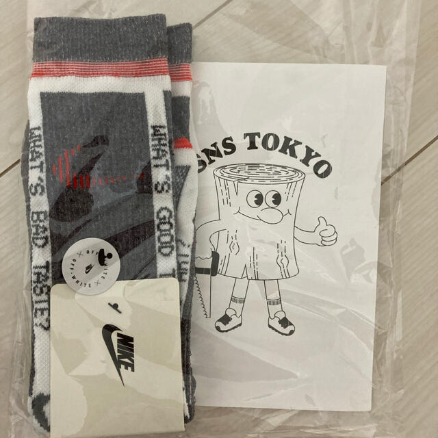 OFF-WHITE / Nike Socks "Grey" XL 27〜29㎝