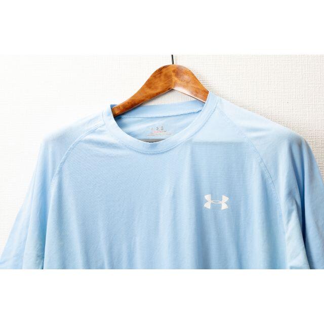 UNDER ARMOUR(アンダーアーマー)のUNDER ARMOUR アンダーアーマー　Tシャツ　水色 メンズのトップス(Tシャツ/カットソー(半袖/袖なし))の商品写真