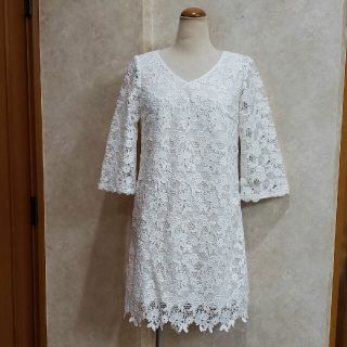 プロポーションボディドレッシング(PROPORTION BODY DRESSING)の❤プロポーションボディドレッシング❤ケミカルレースワンピース❤ANAYI、組曲(ひざ丈ワンピース)