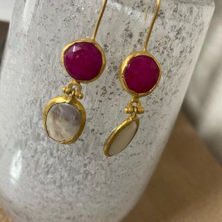 ビジュマム　天然石ピアス(ピアス)