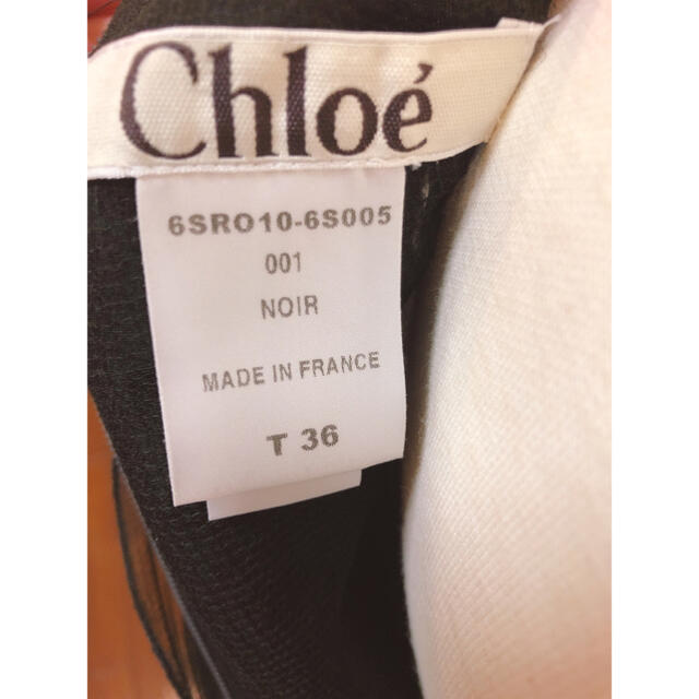 Chloe(クロエ)の試着のみ新品Chloeシルクリボンワンピース レディースのワンピース(その他)の商品写真