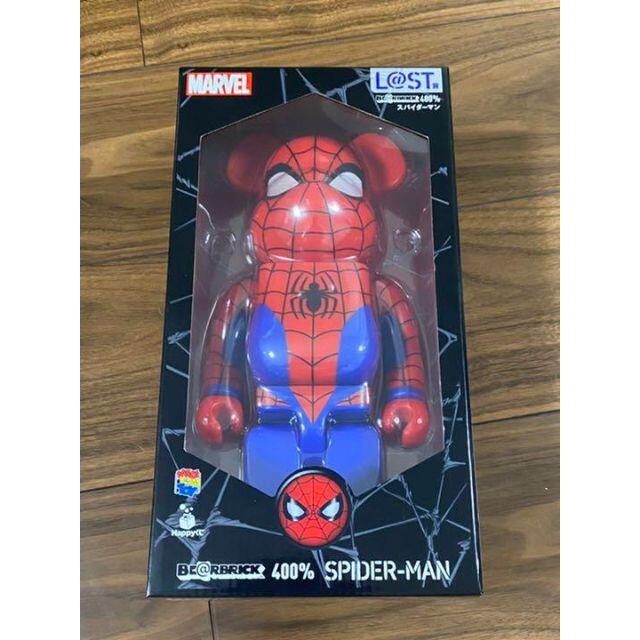 新品未開封 ベアブリック ハッピーくじ スパイダーマン 400%