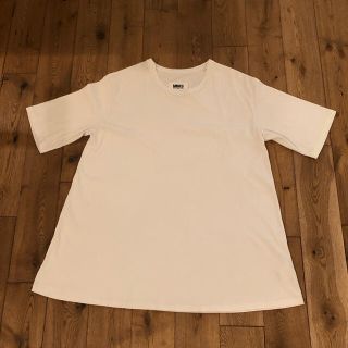 エムエムシックス(MM6)の【数回着用、美品】MM6 オーバーサイズカットソー Sサイズ(Tシャツ(半袖/袖なし))