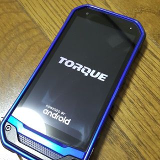 キョウセラ(京セラ)のTORQUE G03 KYV41キャリアau ブルー(スマートフォン本体)