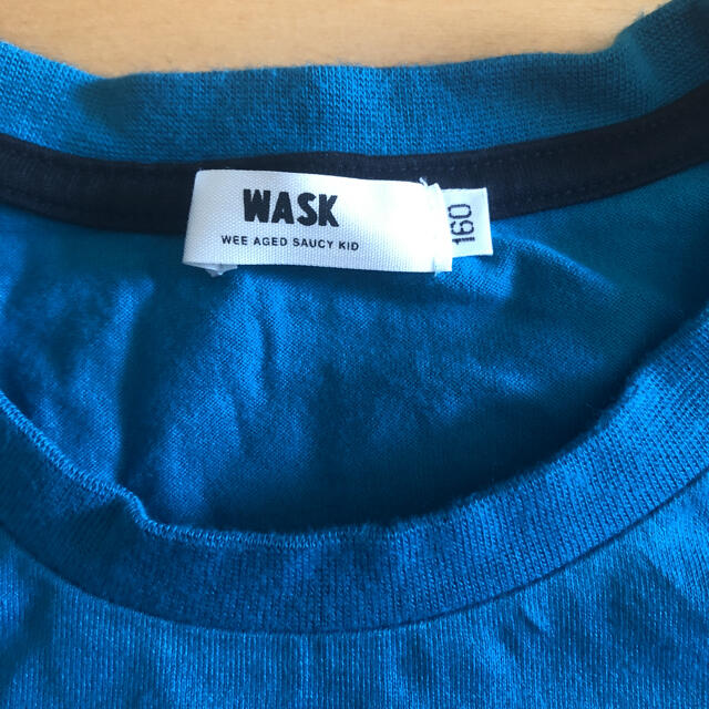 WASK(ワスク)の＊ブルーグリーン＊WASK ワスク＊半袖 Tシャツ 160cm＊ キッズ/ベビー/マタニティのキッズ服男の子用(90cm~)(Tシャツ/カットソー)の商品写真