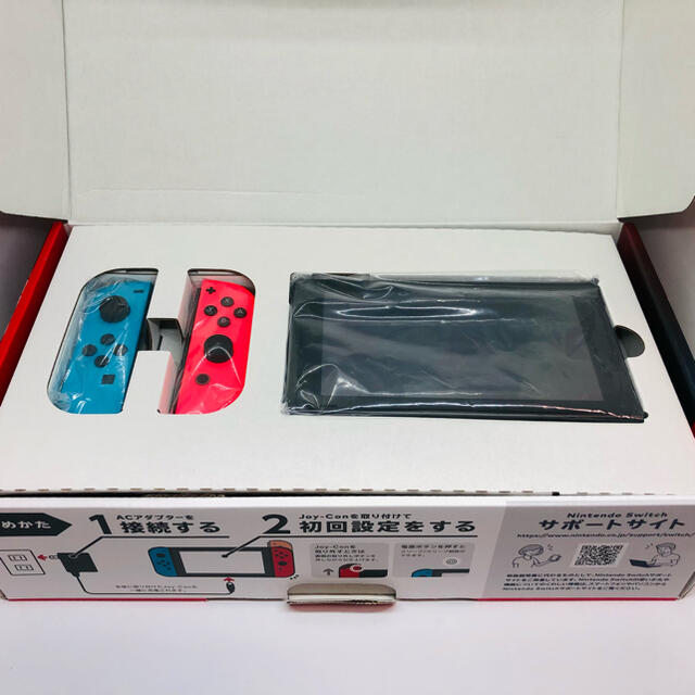 Nintendo Switch(ニンテンドースイッチ)のSwitch本体セット（ネオンカラー） エンタメ/ホビーのゲームソフト/ゲーム機本体(家庭用ゲーム機本体)の商品写真