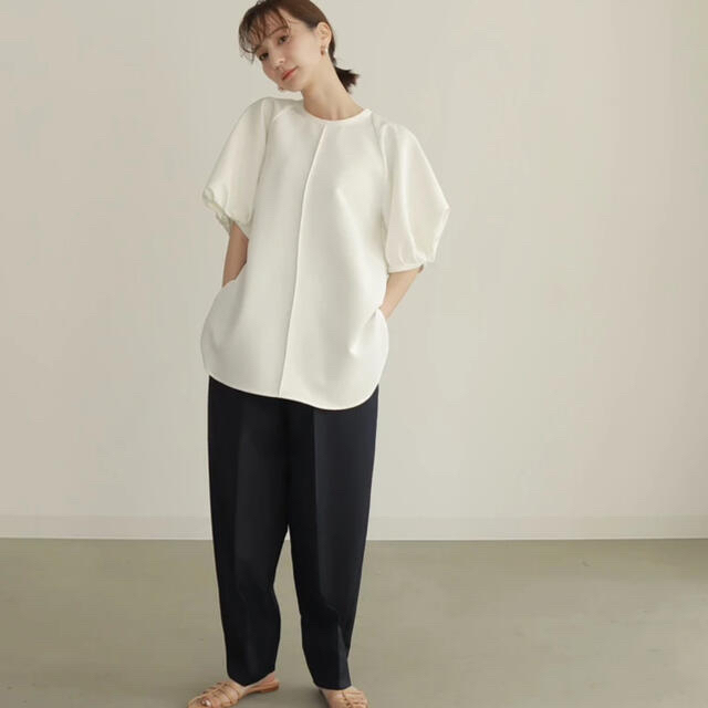 louren　centerpress cocoon pants