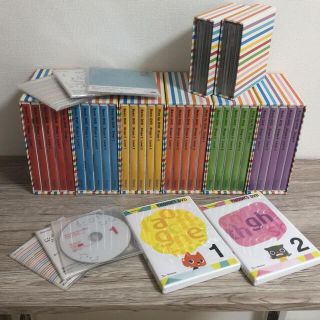 ワールドワイドキッズ　WWK　DVD、CD全巻　フォニックスDVD1、2巻付き(キッズ/ファミリー)