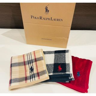 ラルフローレン(Ralph Lauren)のラルフローレン　ミニタオルセット　3枚(ハンカチ/ポケットチーフ)