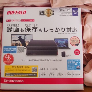 バッファロー(Buffalo)の新品 未開封 BUFFALO HD-NRLD4.0U3-BA(PC周辺機器)