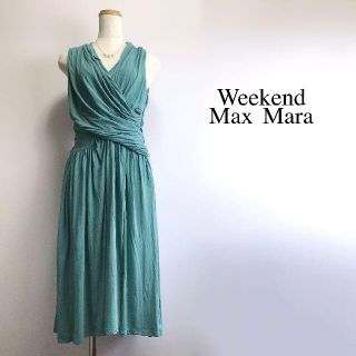 マックスマーラ(Max Mara)のウィークエンド マックスマーラ Max Mara ノースリーブワンピースドレス(ロングワンピース/マキシワンピース)