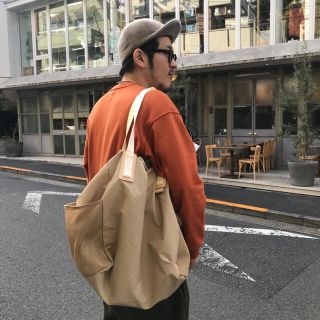 エンダースキーマ(Hender Scheme)のエンダースキーマ　functional tote bag ベージュ(ショルダーバッグ)