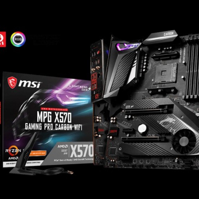 Msi x570 gaming pro carbon wifi マザーボード新品