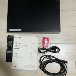 ソニー(SONY)のSONY BDZ-AT750W ブルーレイディスクレコーダー(説明書付)(ブルーレイレコーダー)