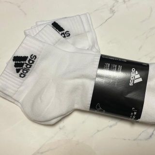 アディダス(adidas)のadidas 靴下 MEN'S L 28〜30cm 3足セット(ソックス)