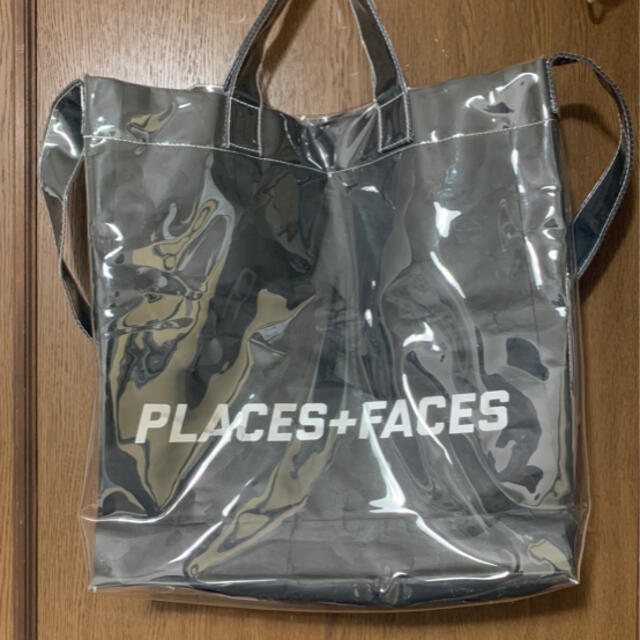 Places + Faces Black PVC BAG