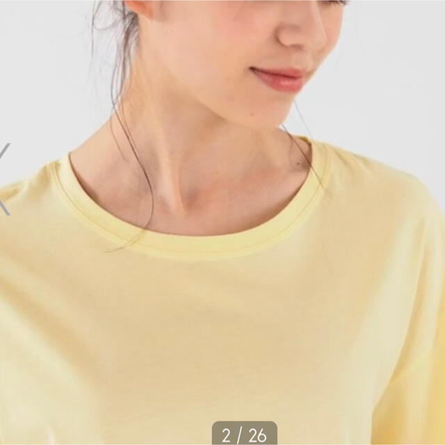 GU(ジーユー)のGU ラウンジセット(半袖&ショートパンツ) レディースのルームウェア/パジャマ(ルームウェア)の商品写真