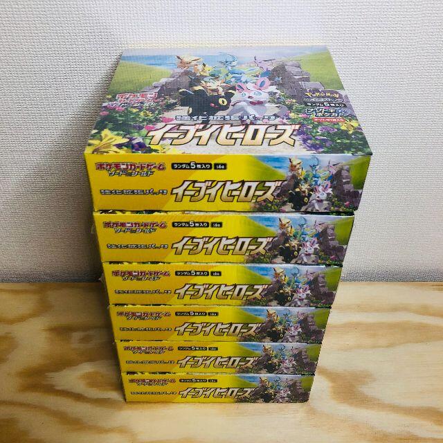 ポケモンカードゲーム ソード&シールド イーブイヒーローズ 6 BOX 未開封