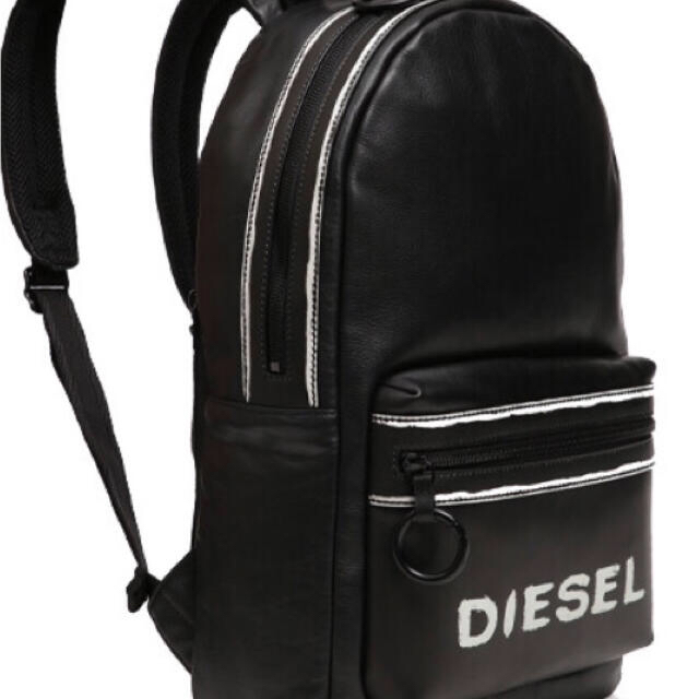 新品　DIESEL バックパック　革　ブラック　ユニセックス　早い者勝ち