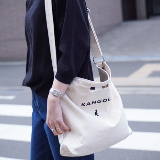 KANGOL(カンゴール)のKANGOL　キャンバス　トートバッグ レディースのバッグ(トートバッグ)の商品写真