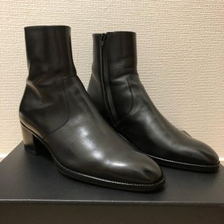 サンローラン(Saint Laurent)の【美品】SAINT LAURENT PARIS ワイアットジップブーツ 60(ブーツ)