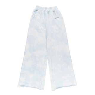 アリシアスタン(ALEXIA STAM)のLogo Tie Dye Wide Leg Sweat Pants Blue(カジュアルパンツ)