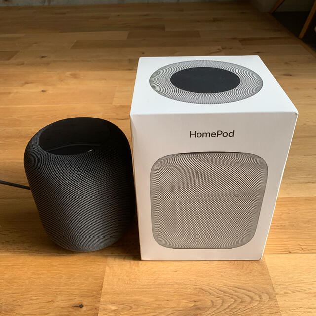 Apple HomePod スペースグレースマホ/家電/カメラ