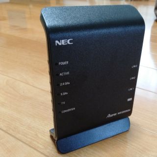 エヌイーシー(NEC)のNEC 無線ルータ　PA-WG1200HS4(PC周辺機器)