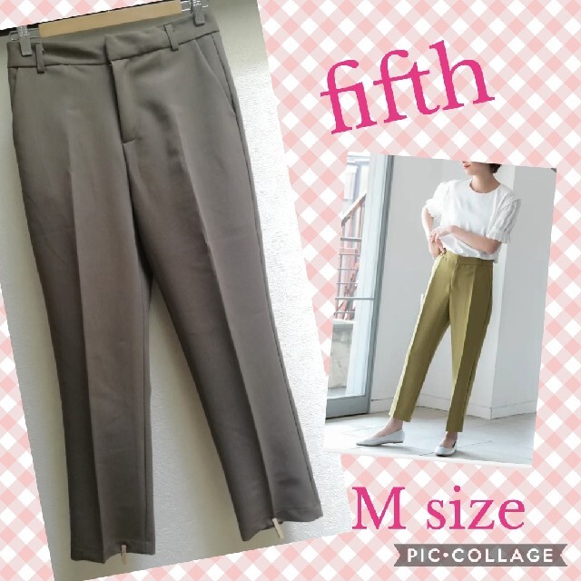 fifth(フィフス)の値下げしました☆fifth☆ テーパード ストレッチ パンツ Mサイズ レディースのパンツ(カジュアルパンツ)の商品写真