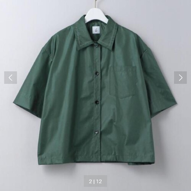 BEAUTY&YOUTH UNITED ARROWS(ビューティアンドユースユナイテッドアローズ)のroku PIKO STITCH SHORT SLEEVE SHIRT レディースのトップス(シャツ/ブラウス(半袖/袖なし))の商品写真