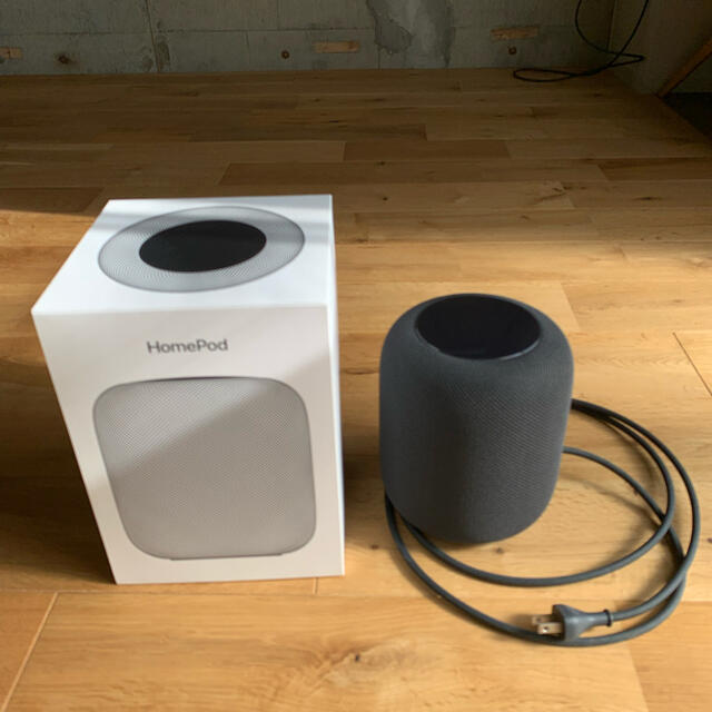 Apple HomePod スペースグレーオーディオ機器