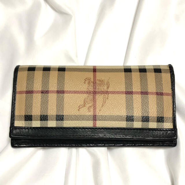 美品⭐️バーバリー ノバチェック ホースロゴ シャドーホース かぶせ 美品⭐️バーバリー ノバチェック ホースロゴ シャドーホース かぶせ
