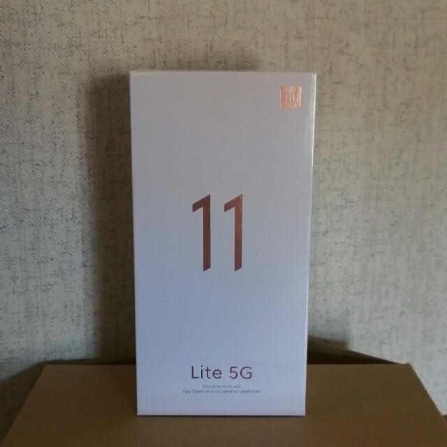 ☆新品 未開封 Xiaomi Mi 11 Lite 5G トリュフブラック