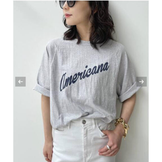 L'Appartement DEUXIEME CLASSE(アパルトモンドゥーズィエムクラス)の新品 Americana Tシャツ アパルトモン ドゥーズィエムクラス レディースのトップス(Tシャツ(半袖/袖なし))の商品写真