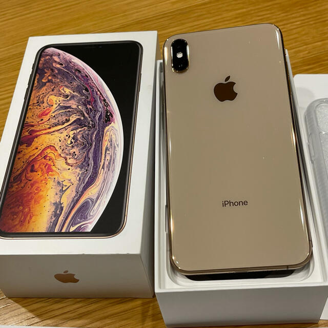 iPhone(アイフォーン)の香港版　iPhone Xs Max Gold 256 GB SIMフリー　美品 スマホ/家電/カメラのスマートフォン/携帯電話(スマートフォン本体)の商品写真