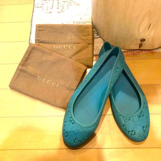 グッチ(Gucci)のGUCCI バレエシューズ　雨用(バレエシューズ)