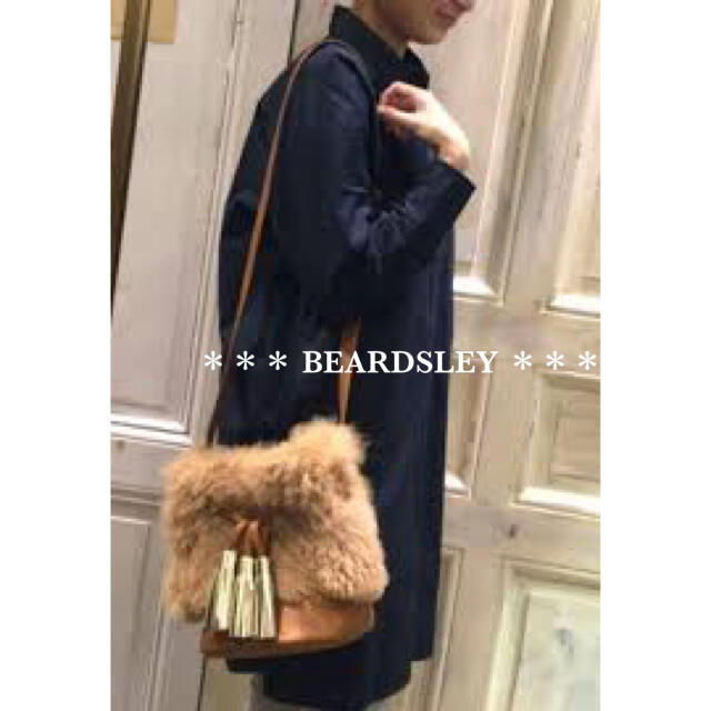 BEARDSLEY(ビアズリー)のBEARDSLEY ビアズリー BIGポケット ロング シャツ ワンピース レディースのトップス(シャツ/ブラウス(長袖/七分))の商品写真