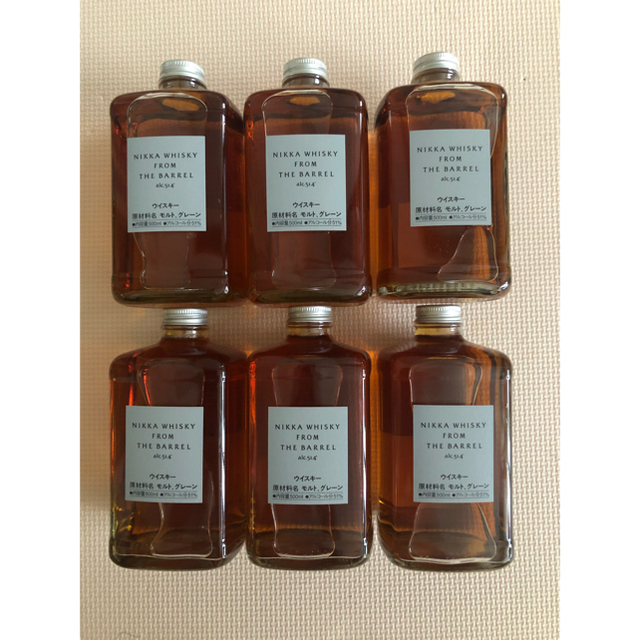 6本セット:ニッカウヰスキー フロムザバレル 500ml×6本 51.4% www