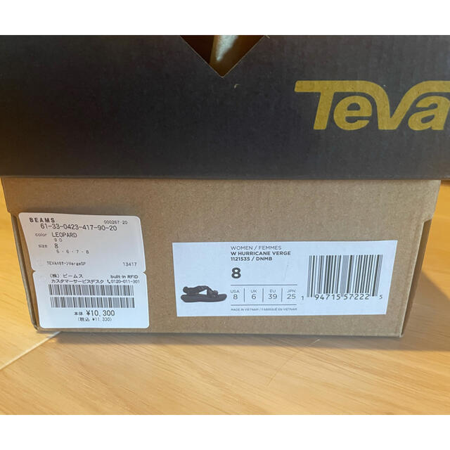 BEAMS(ビームス)の【専用】Teva × Ray BEAMS / 別注ハリケーンVERGEサンダル レディースの靴/シューズ(サンダル)の商品写真