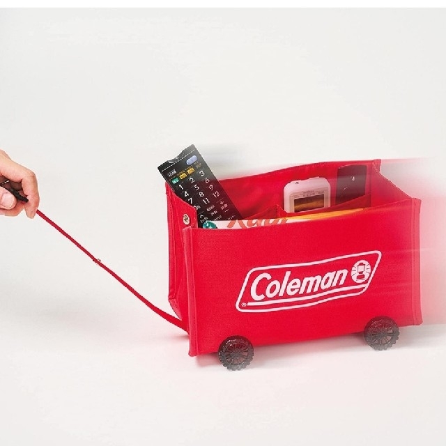 Coleman(コールマン)のMonoMax 8月号付録　コールマンミニチュア収納ワゴン インテリア/住まい/日用品のインテリア小物(小物入れ)の商品写真