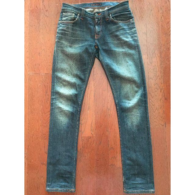 Nudie Jeans／Long John／ Dark White Embo