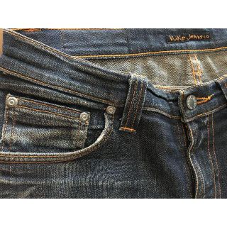 ヌーディジーンズ(Nudie Jeans)のNudie Jeans／Long John／ Dark White Embo(デニム/ジーンズ)