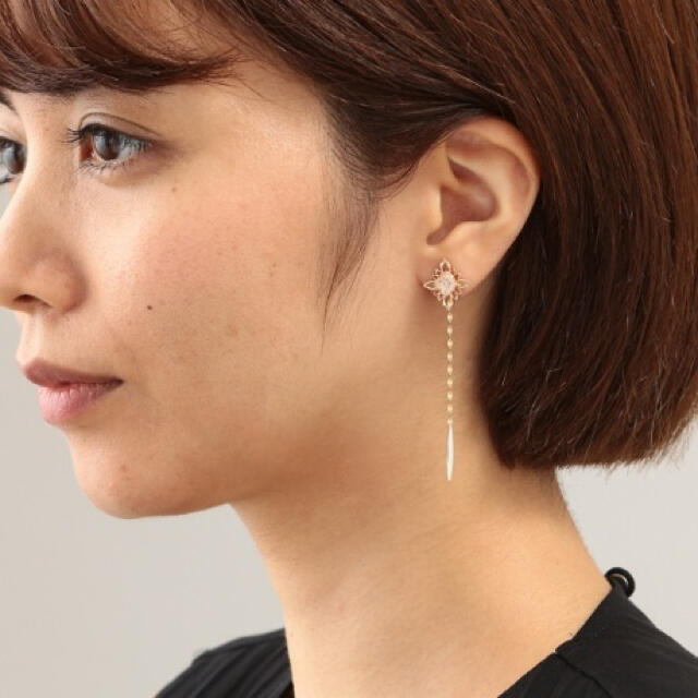 agete(アガット)のagete 数量限定【EAR DRESS】K10SVチャーム レディースのアクセサリー(チャーム)の商品写真