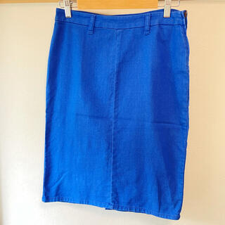ビームス(BEAMS)のBEAMS スカート タイトスカート サイズ1 ブルー(ひざ丈スカート)