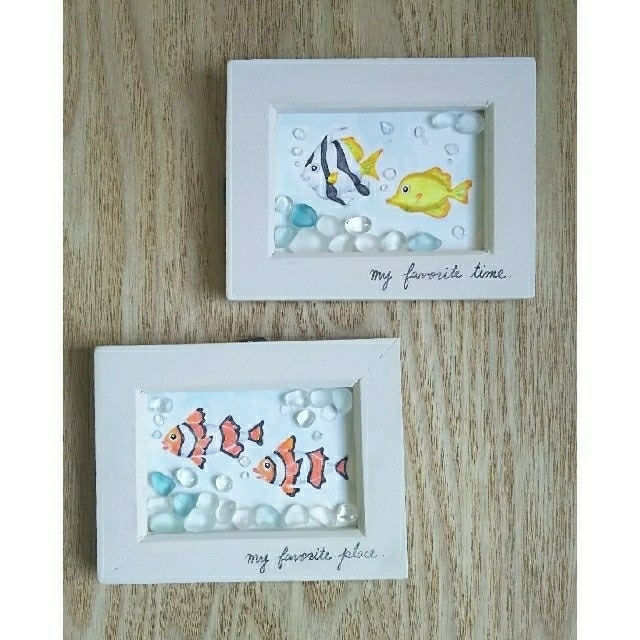 おまとめページですかわいい海の仲間たち*シーグラスアートの通販 by
