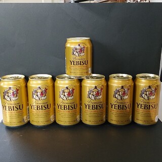 サッポロ(サッポロ)のエビスビール　350缶×6 + 250缶×1　計7本セット(ビール)
