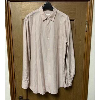 コモリ(COMOLI)のcomoli コモリ 18SS pink stripe shirt ピンスト(シャツ)