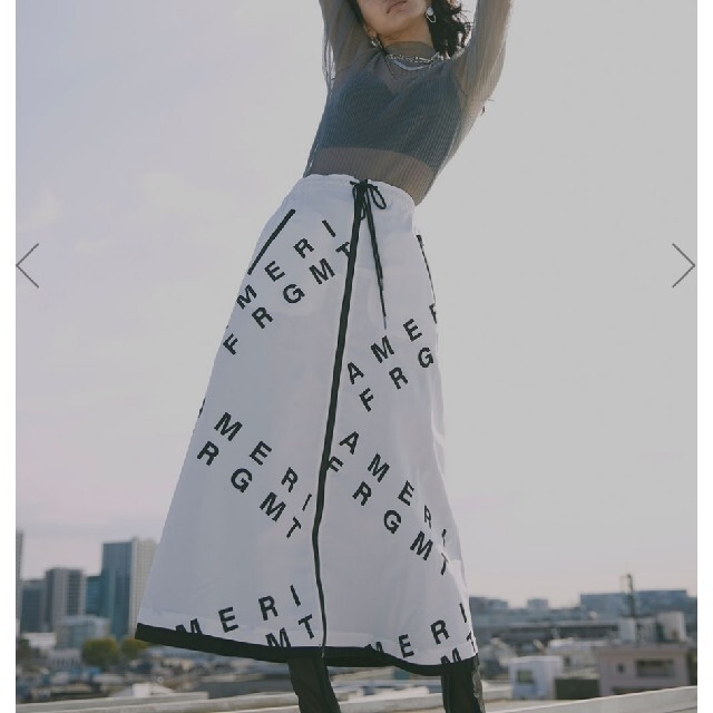 Ameri Vintage×Fragment コラボスカート